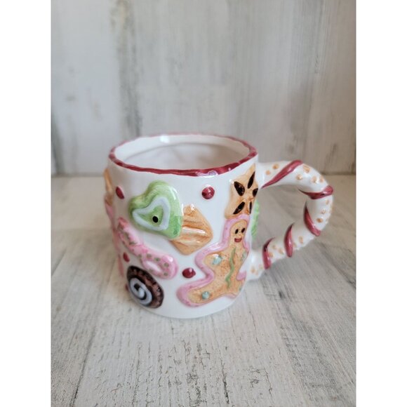 Vintage candy gingerbread mug cup xmas home decor - Picture 1 of 7